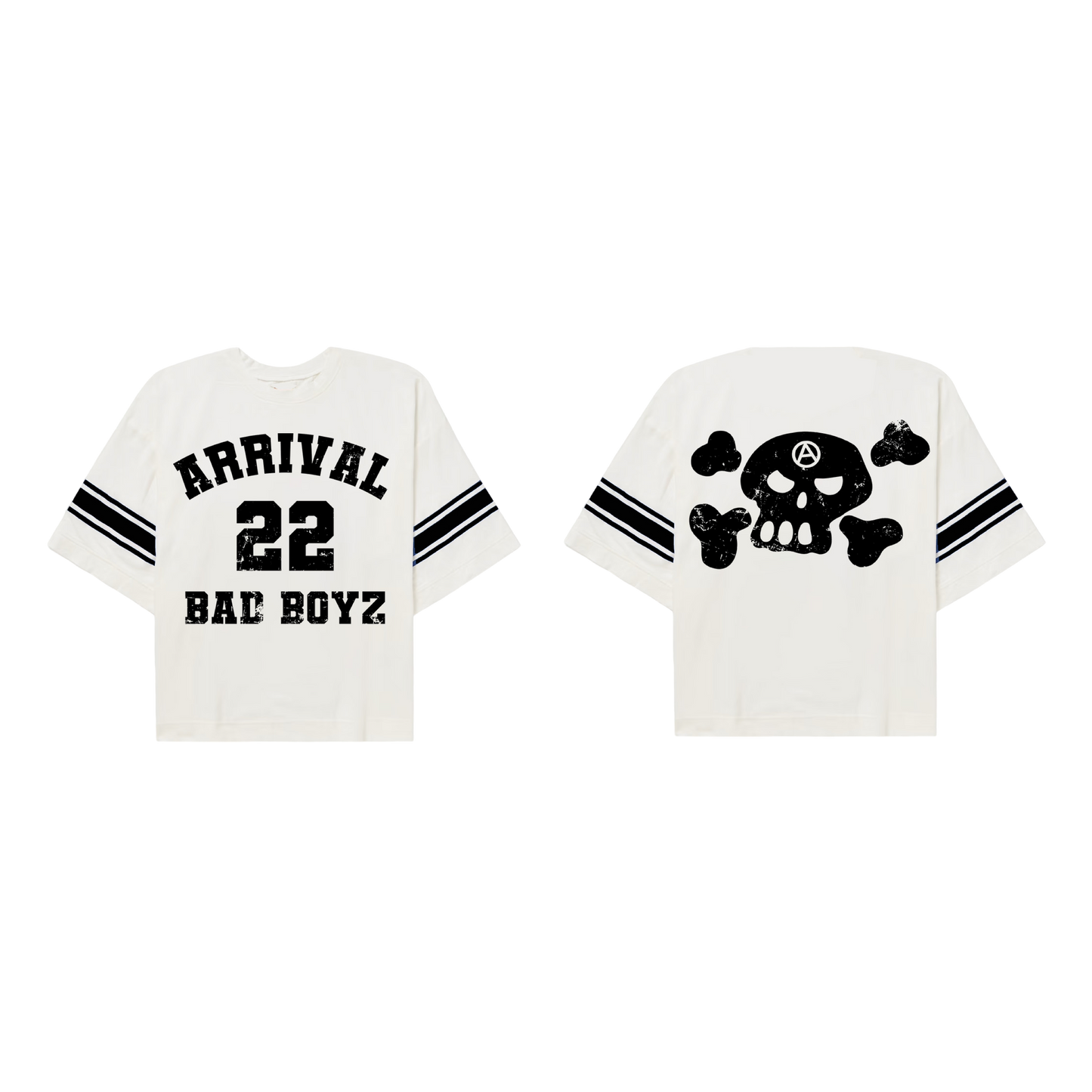 BAD BOYZ JERSEY TEE (CREAM)