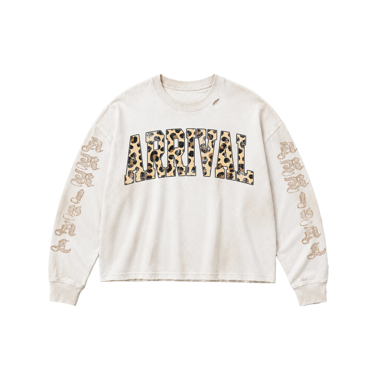 UNIVERSITY LONG SLEEVE (CHEETAH PRINT)