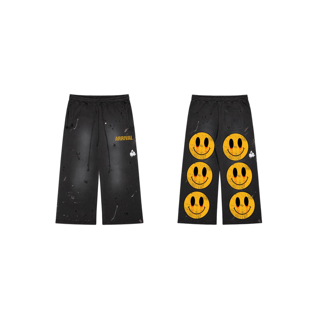 DESTROYED SMILEY SWEATS