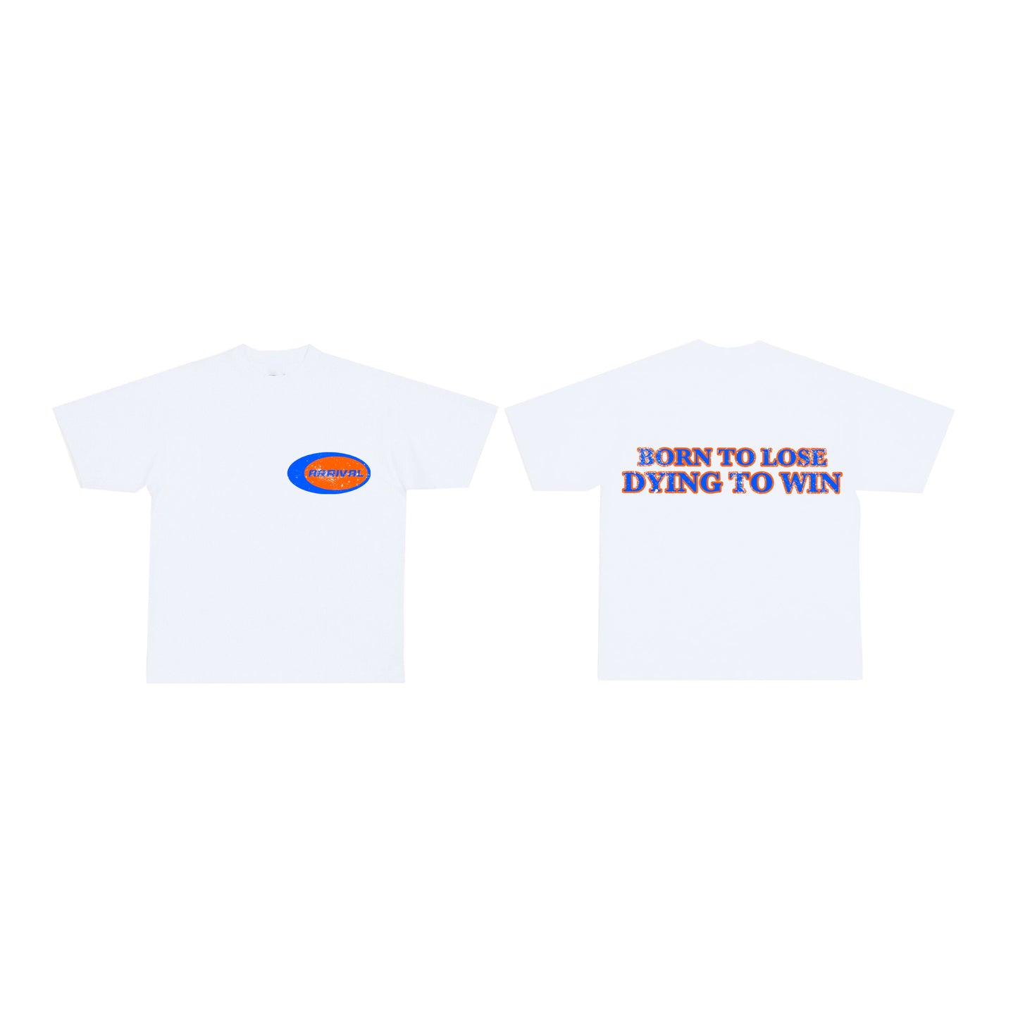 DTW TEE (WHITE/ORANGE)
