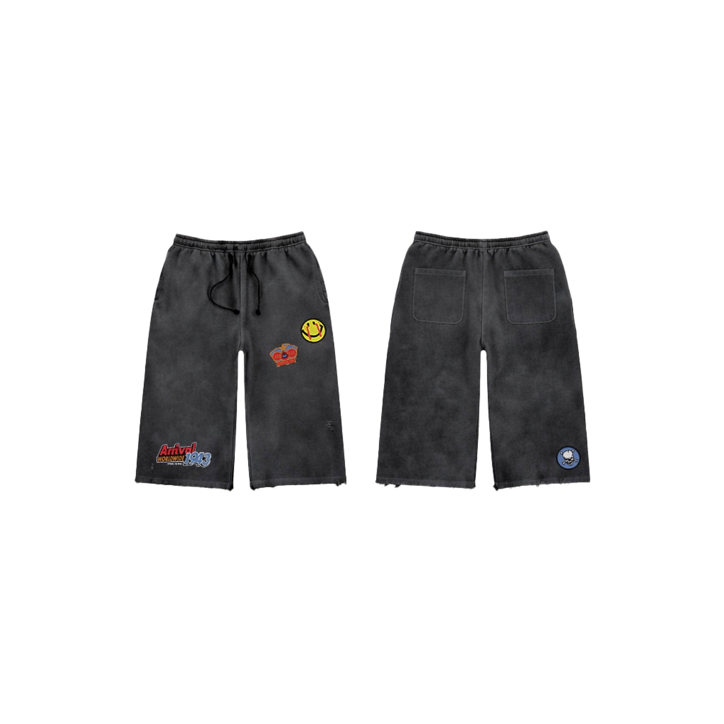 PATCHWORK JORTS