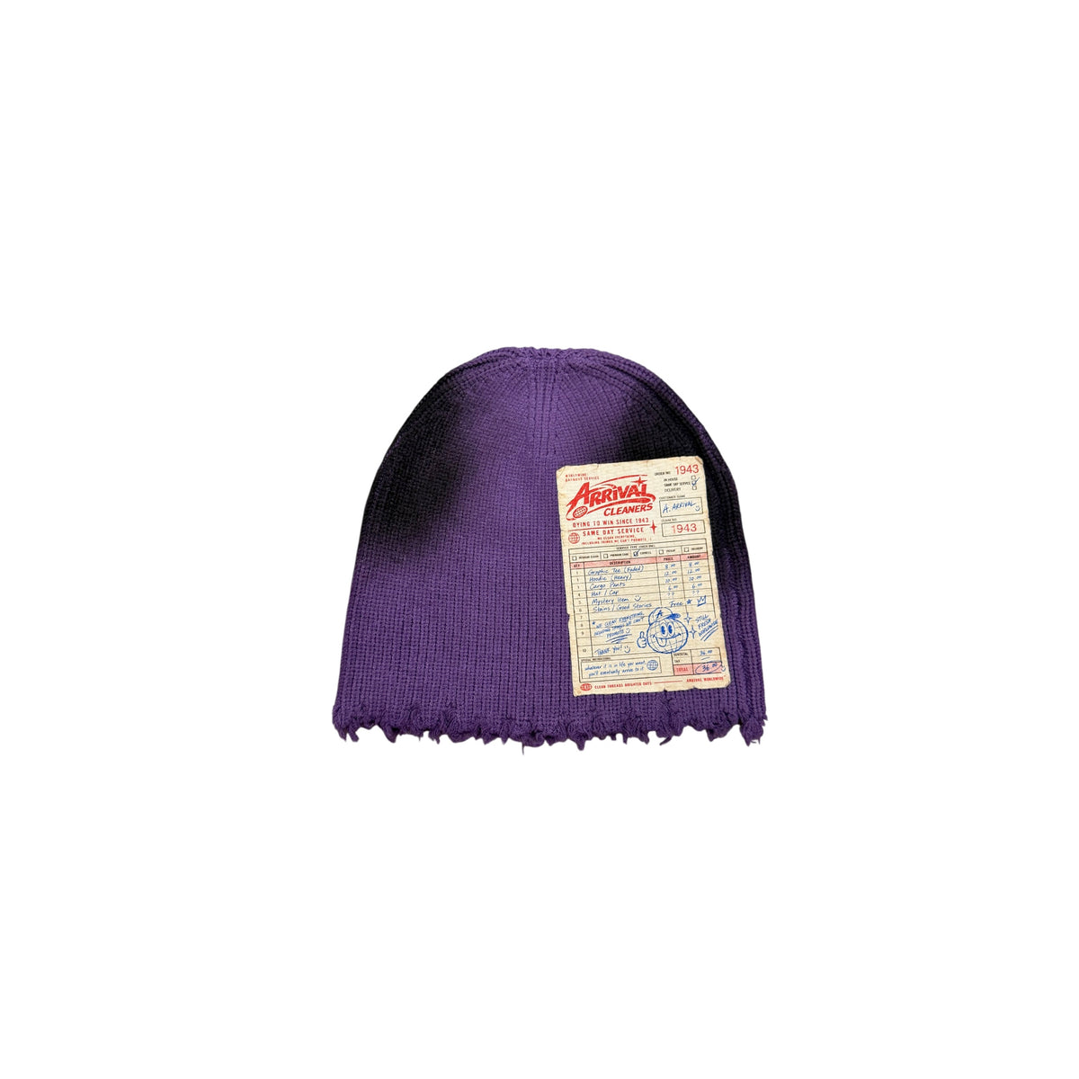 ARRIVAL CLEANERS BEANIE (PURPLE)