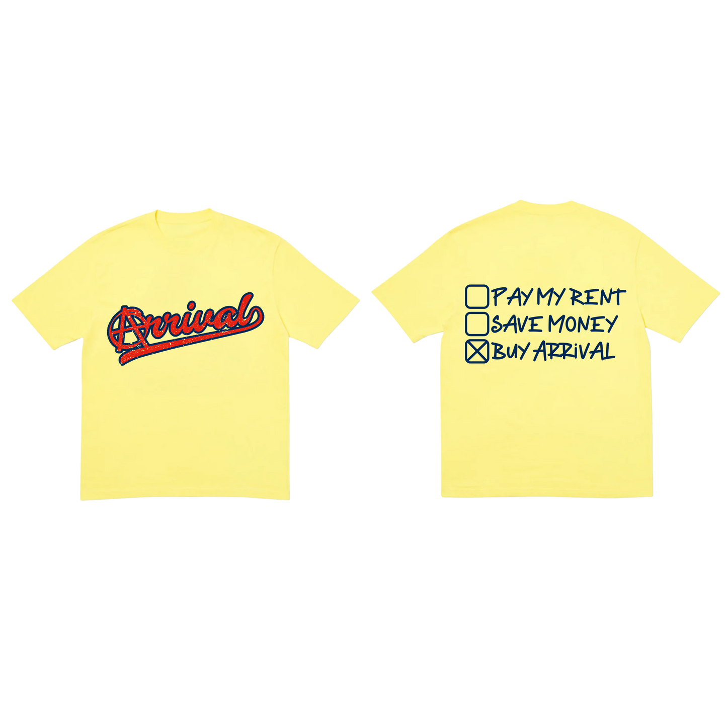 BUY ARRIVAL TEE (LIGHT YELLOW)