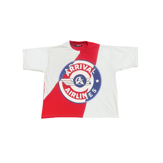 ARRIVAL AIRLINES RECONSTRUCTED TEE