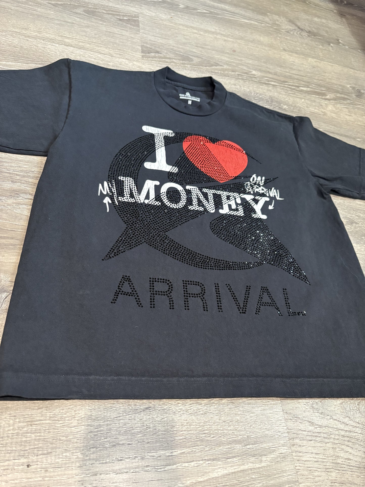 I LOVE MONEY TEE (RHINESTONE)