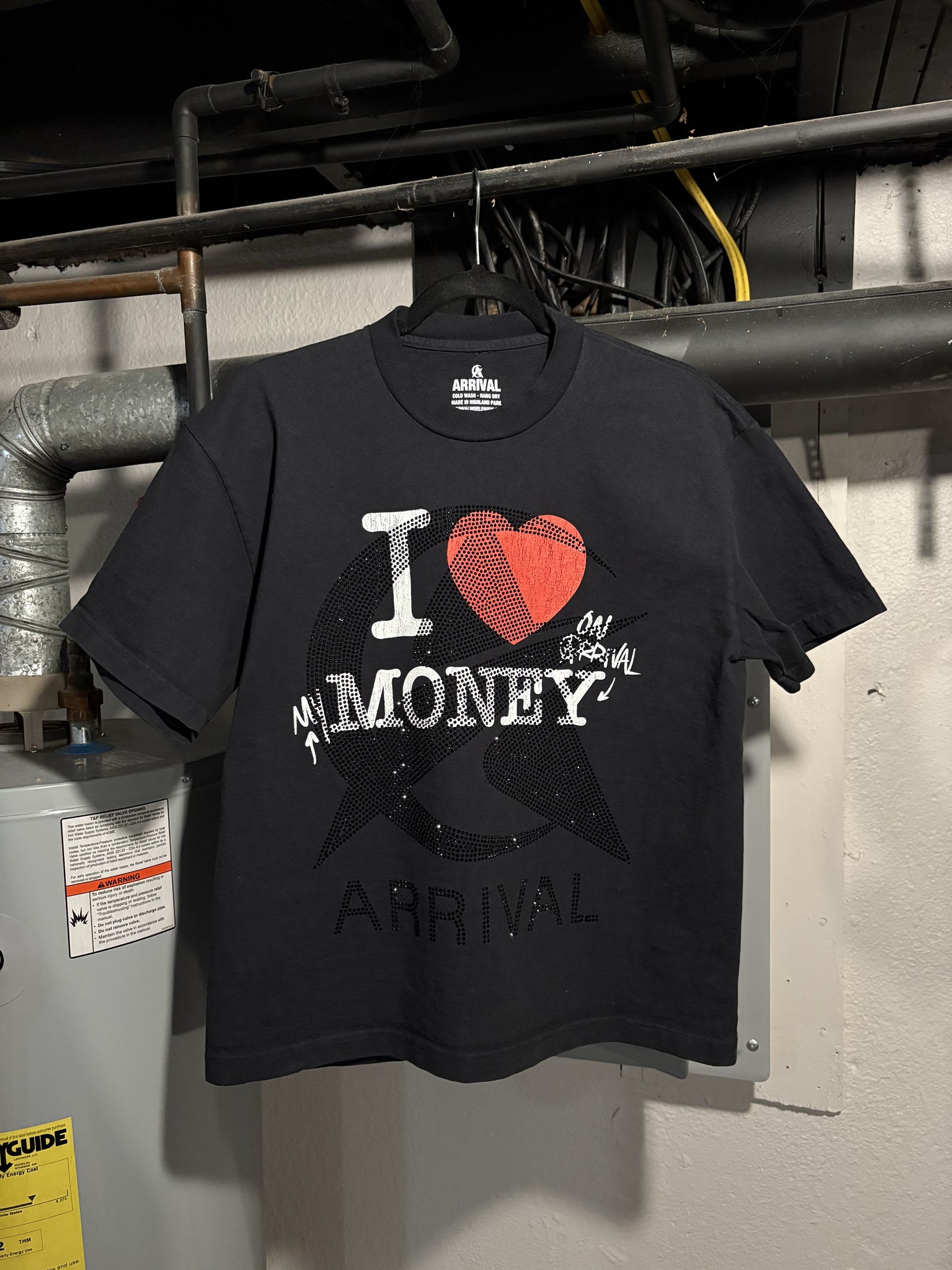 I LOVE MONEY TEE (RHINESTONE)