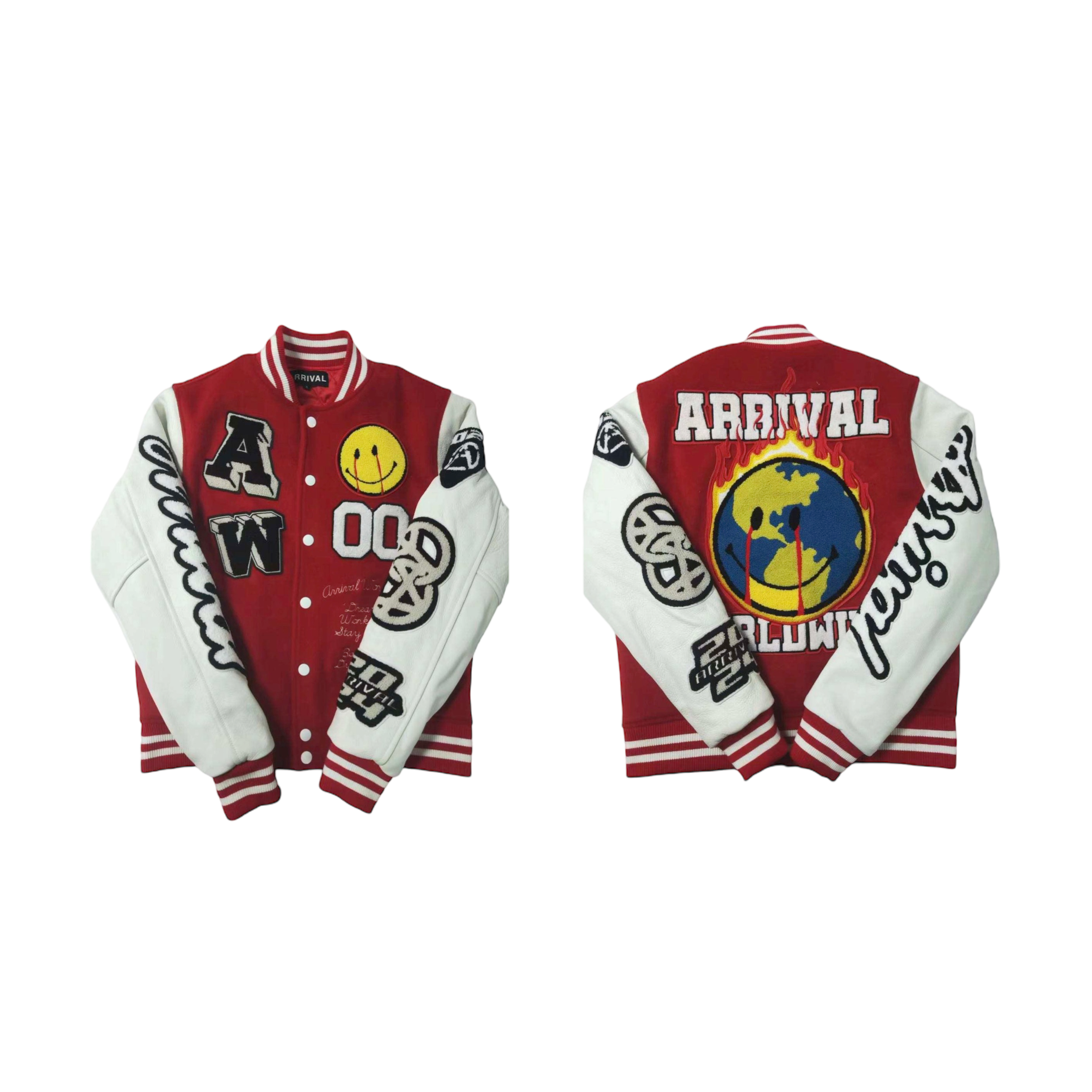 2024 Varsity Jacket Red Arrival Worldwide   REDD 