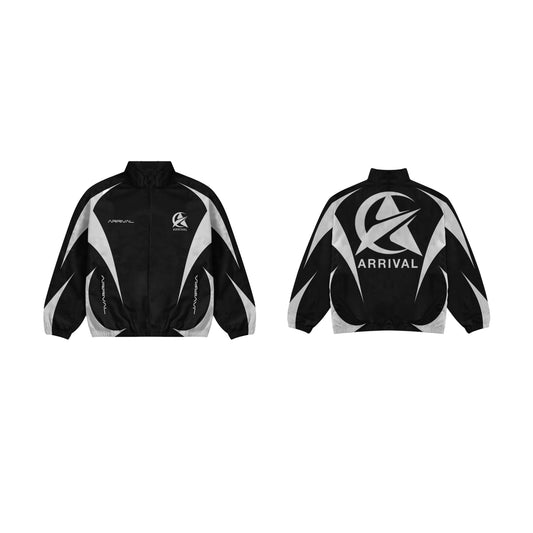 ARRIVAL TRACK JACKET (BLACK/GREY)