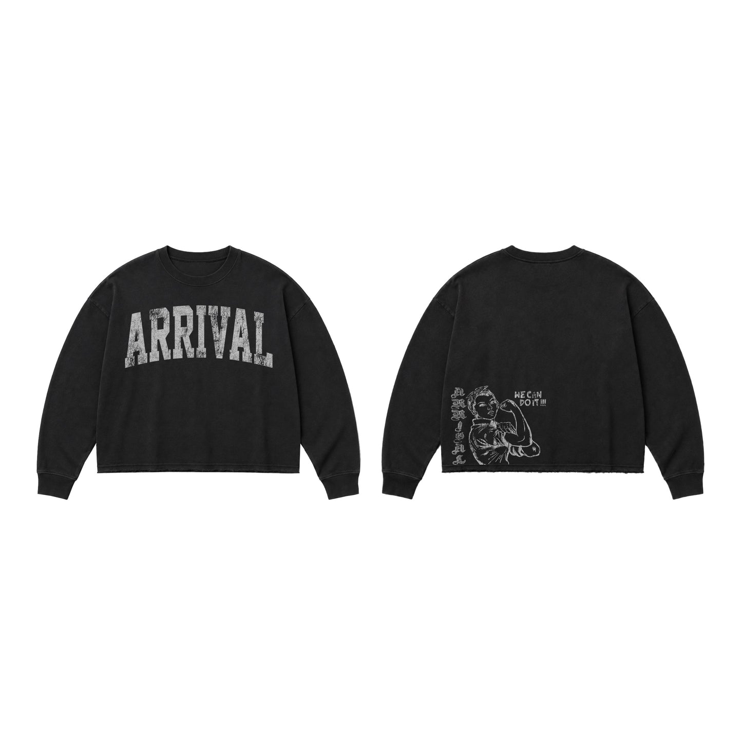 UNIVERSITY LONG SLEEVE (BLACK)