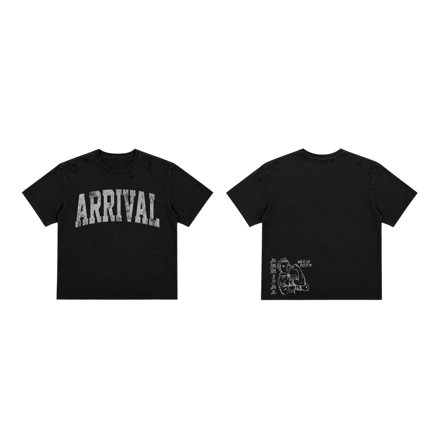 UNIVERSITY TEE (BLACK)