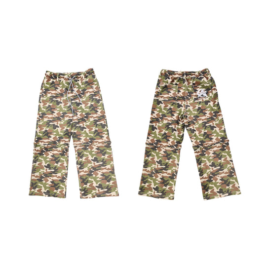 CAMO CONVERTIBLE SWEATS