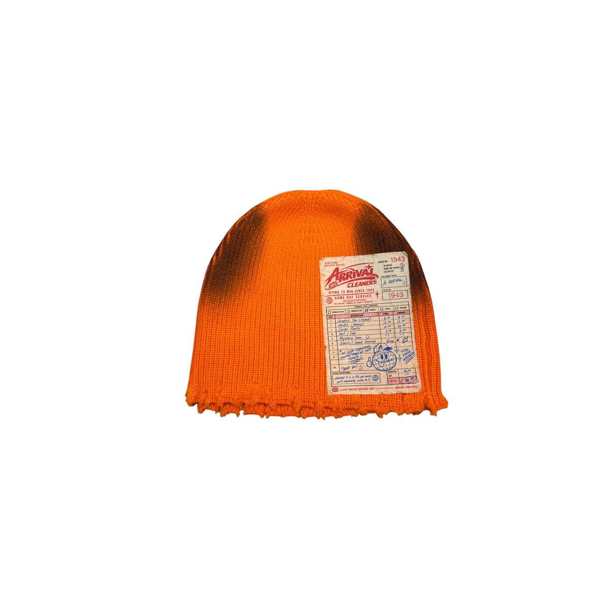 ARRIVAL CLEANERS BEANIE (ORANGE)