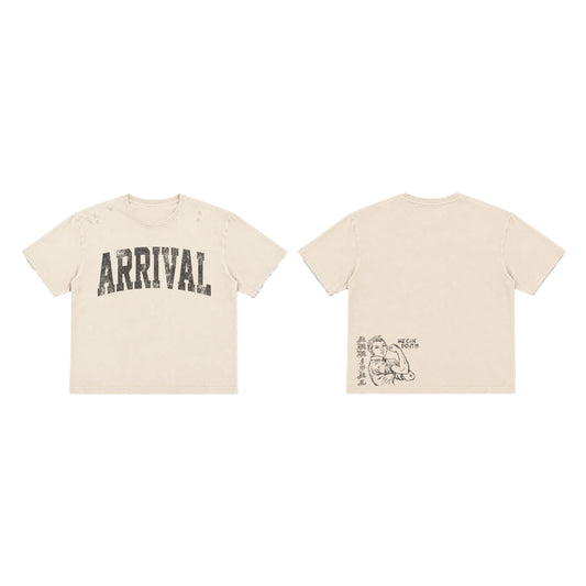 UNIVERSITY TEE (CREAM)