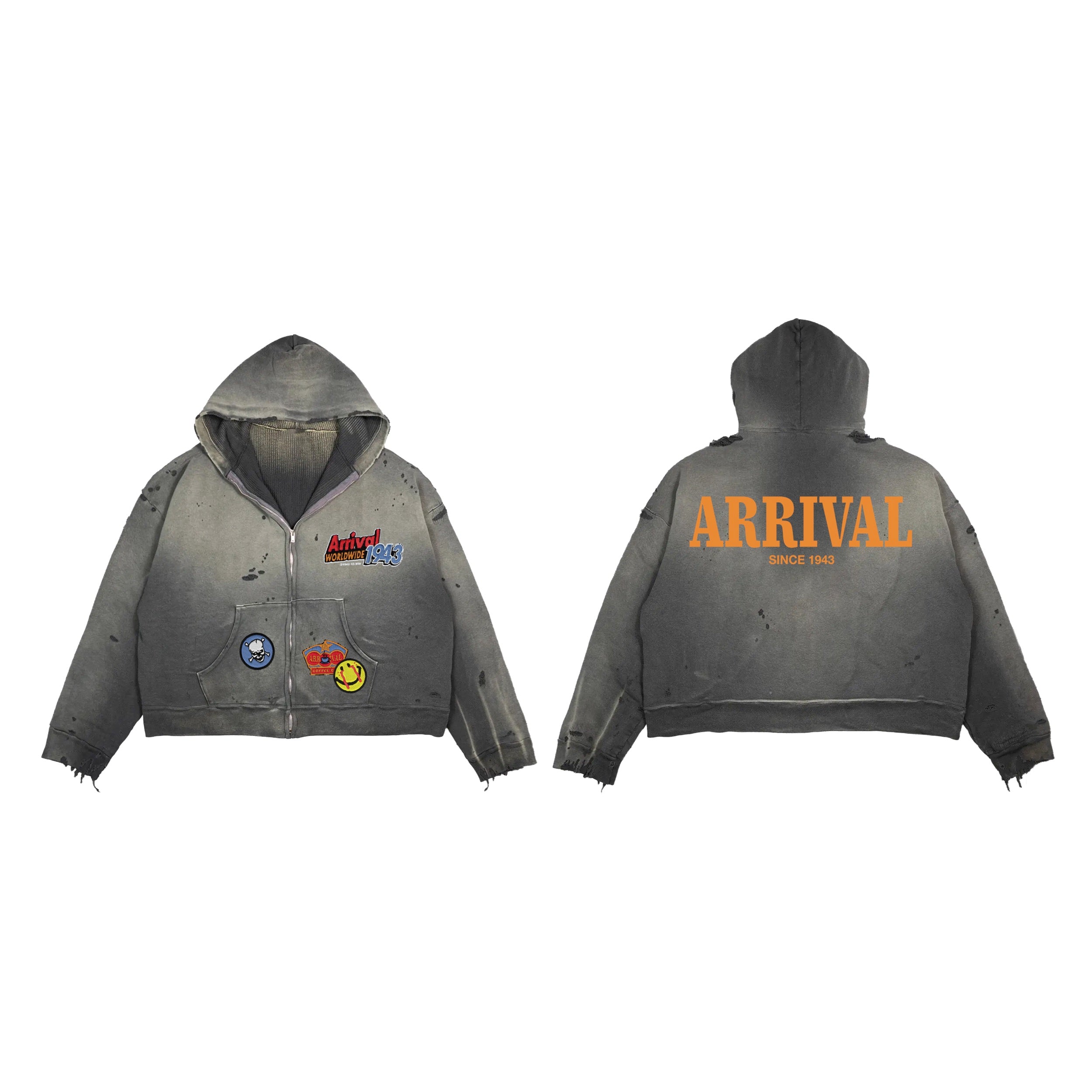 トップス - 00s archive damage zip hoodie 00s archive damage zip hoodie