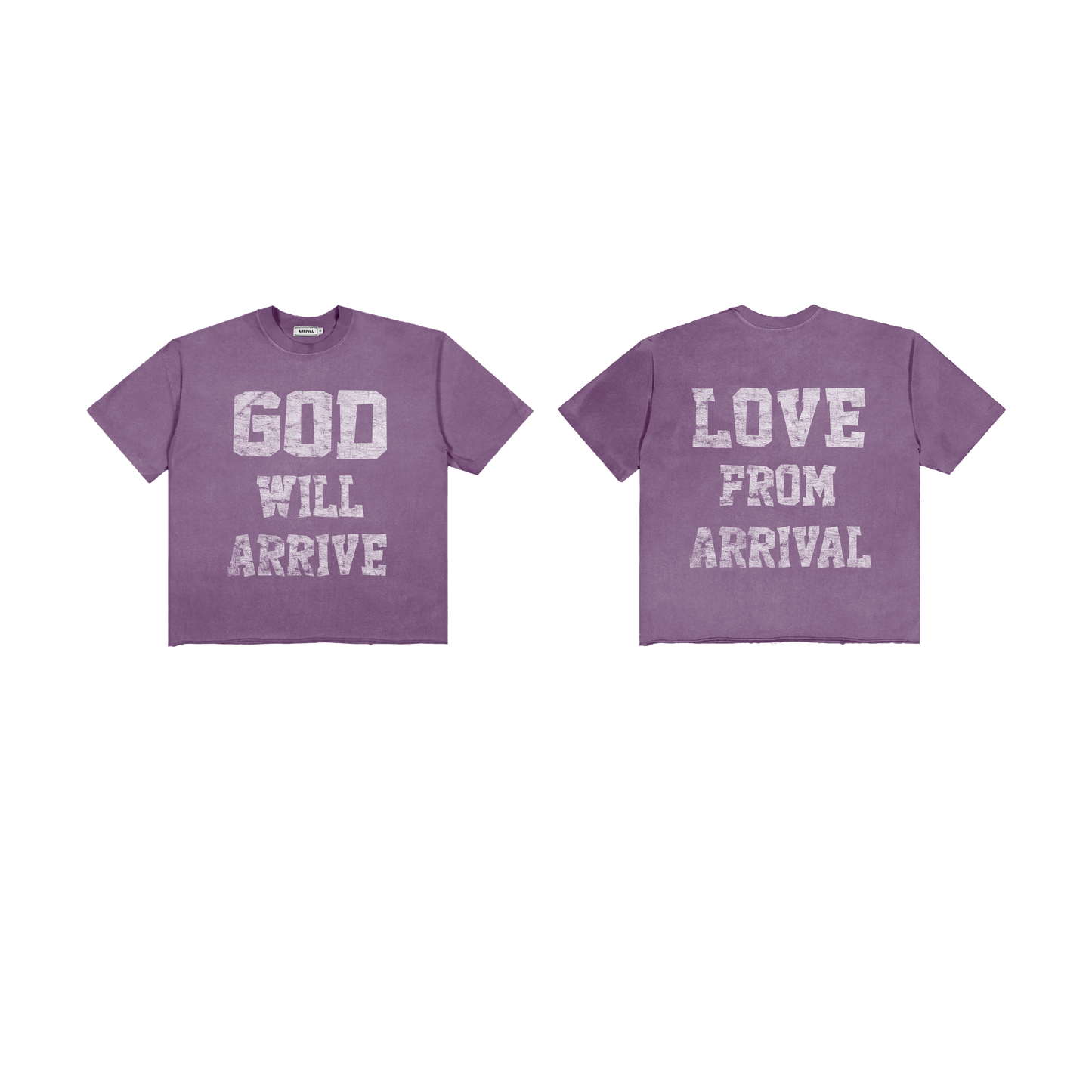 GOD WILL ARRIVE TEE (PURPLE)