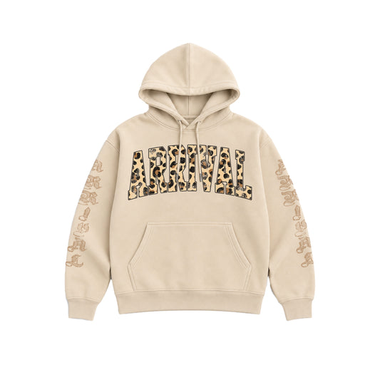 UNIVERSITY PULLOVER (CHEETAH PRINT)