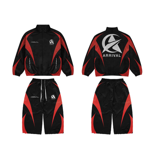 ARRIVAL TRACKSUIT (BLACK/RED)