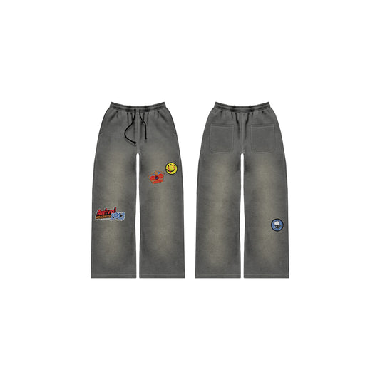 PATCHWORK DESTROYED SWEATPANTS