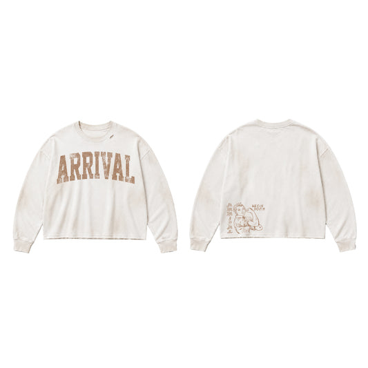 UNIVERSITY LONG SLEEVE (DIRTY WASH/ BROWN)