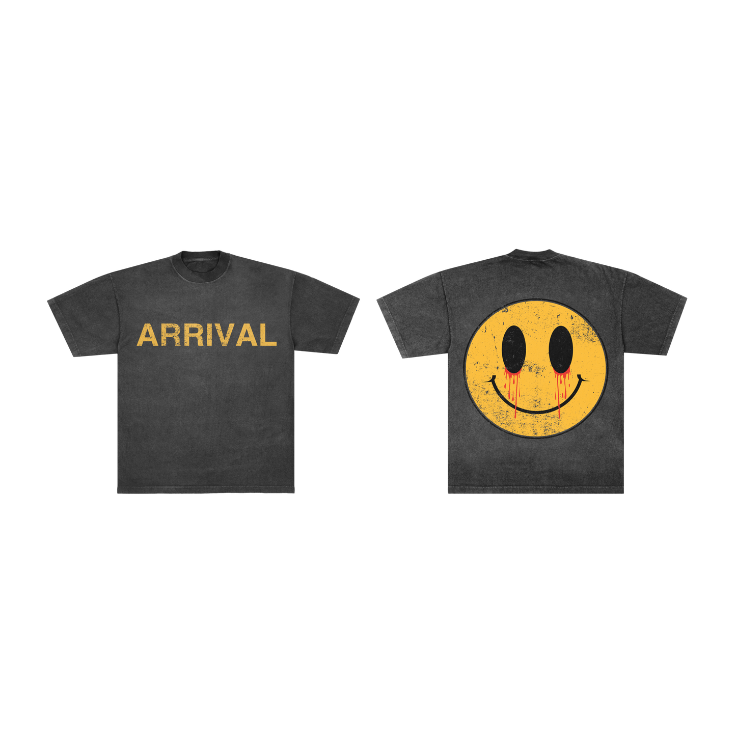 SMILEY TEE (VINTAGE BLACK)