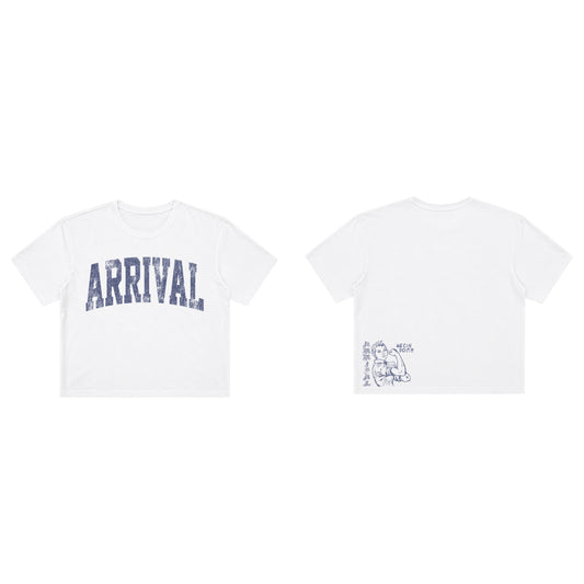 UNIVERSITY TEE (WHITE/NAVY)