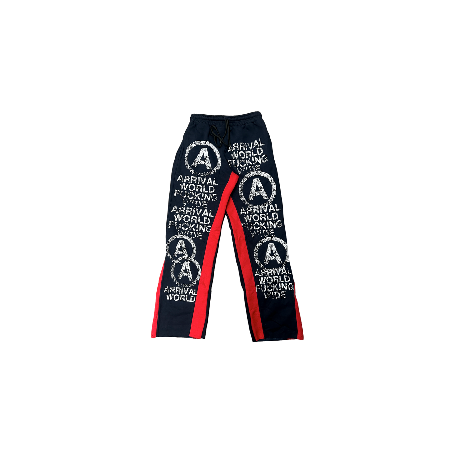 FLARE SWEATS (NAVY BLUE/RED)